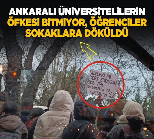 Ankaralı üniversitelilerden anlamlı döviz: Vizeleri mi? dert ediyorsun boşver, diplomanın da garantisi yok!