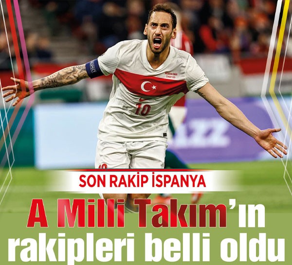 A Milli Takım'ın rakipleri belli oldu