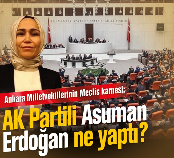 Ankara Milletvekillerinin Meclis karnesi: AK Partili Asuman Erdoğan ne yaptı?