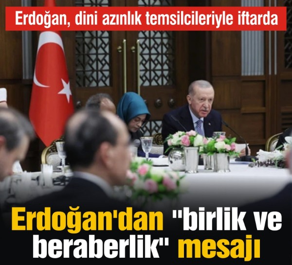 Cumhurbaşkanı Erdoğan'dan "birlik ve beraberlik" mesajı: Fırsat vermeyeceğiz!