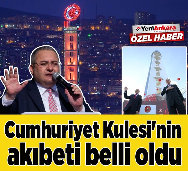 Yılan hikâyesine dönen Atatürk Cumhuriyet Kulesi'nin akıbeti belli oldu