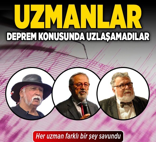 Uzmanlar deprem konusunda uzlaşamadılar