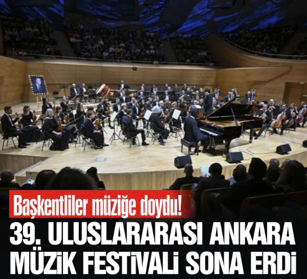 Uluslararası Ankara Müzik Festivali, Rusya Devlet Senfoni Orkestrası’yla final yaptı