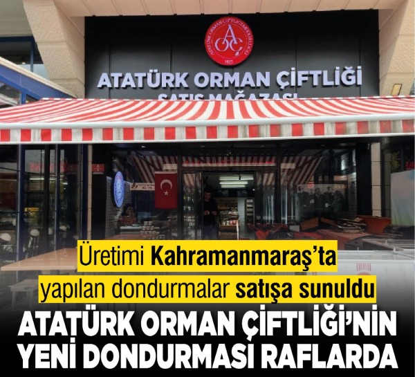 Atatürk Orman Çiftliği’nin yeni dondurması raflarda