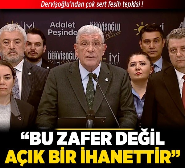 İYİ Parti Genel Başkanı Dervişoğlu’ndan PKK’nın fesih açıklamasına sert tepki! “Bu zafer değil, açık bir ihanettir”