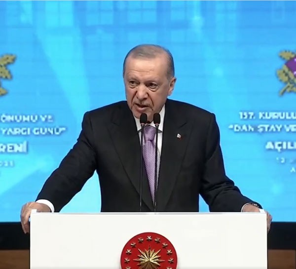 Cumhurbaşkanı Erdoğan, Danıştay'ın kuruluş yıldönümünde konuştu: "Devlet ancak adaletle hükmederse devlettir"