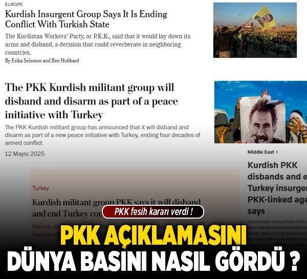 PKK açıklamasını dünya basını nasıl gördü?