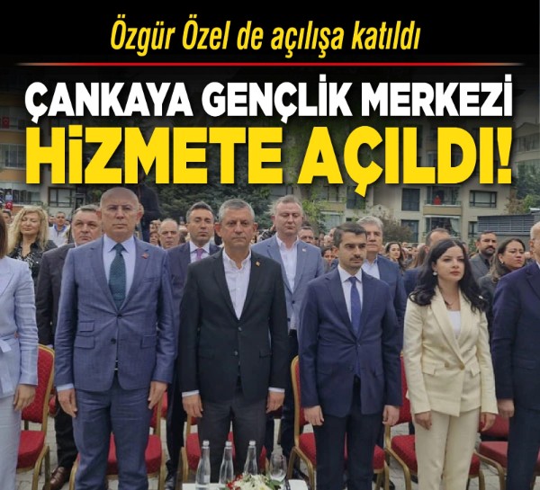 19 Mayıs ruhu Çankaya’da yaşatıldı! Çankaya Gençlik Merkezi hizmete açıldı!