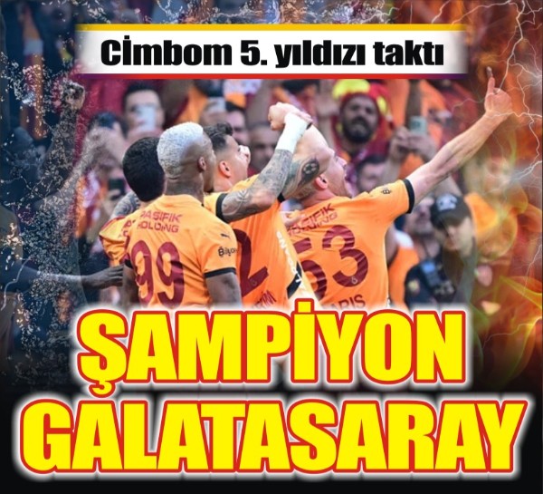 Galatasaray, Süper Lig Şampiyonu oldu