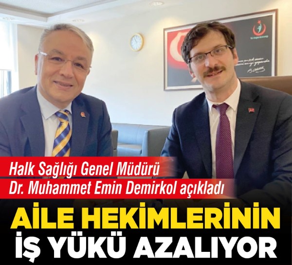 Aile hekimlerinin iş yükü azalıyor