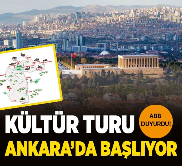 Başkent Kültür Turu otobüs hattı başlıyor