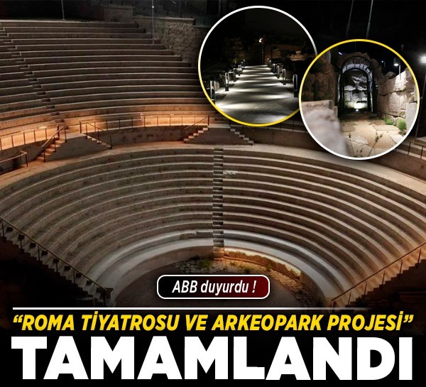 ABB duyurdu! "Roma Tiyatrosu ve Arkeopark Projesi' tamamlandı