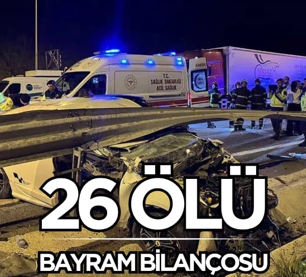 Bayram tatilinde trafik kazası bilançosu kötüleşiyor! 3 günde 2 binden fazla trafik kazasında 26 kişi öldü