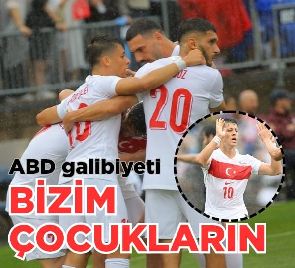 A Milli Takım, ABD’yi hazırlık maçında 2-1 mağlup etti