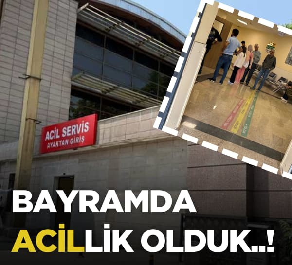 Ankara'da hastanelerde bayram yoğunluğu! Hastalık Ankaralıları bayramda da bırakmadı