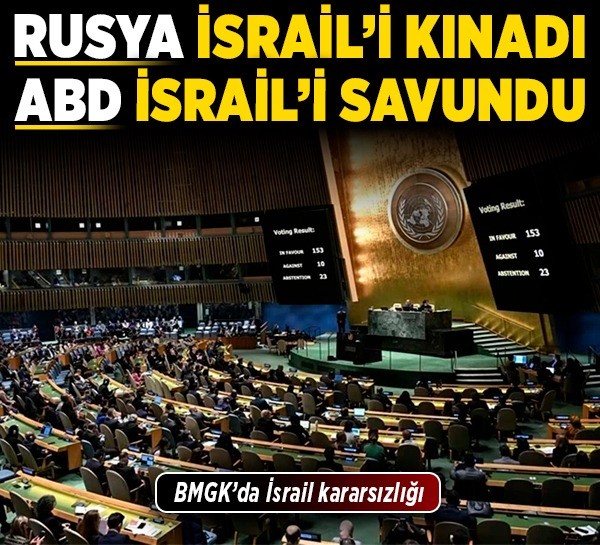 Rusya, İsrail'i kınadı; ABD, İsrail'i savundu
