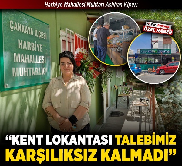 "Kent Lokantası talebimiz karşılıksız kalmadı"