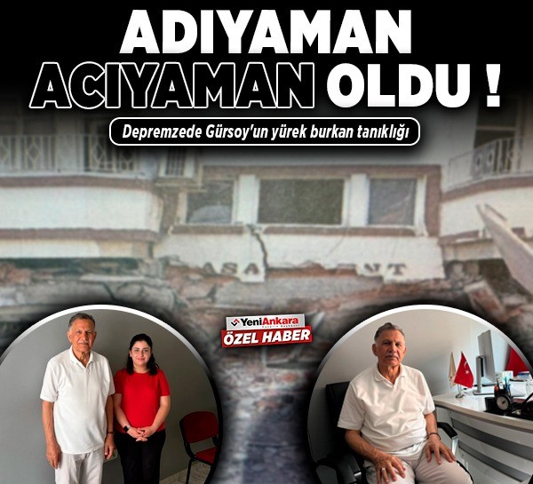 Adıyaman Acıyaman oldu! Depremzede Gürsoy'un yürek burkan tanıklığı