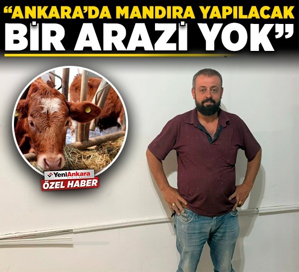 Uzmanından çarpıcı açıklama! “Ankara’da mandıra yapılacak bir arazi yok”