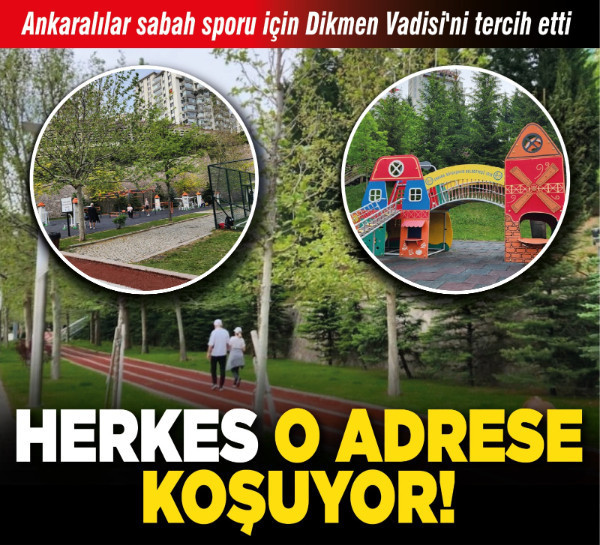 Herkes o adrese koşuyor! Ankaralılar sabah sporu için Dikmen Vadisi'ni tercih etti