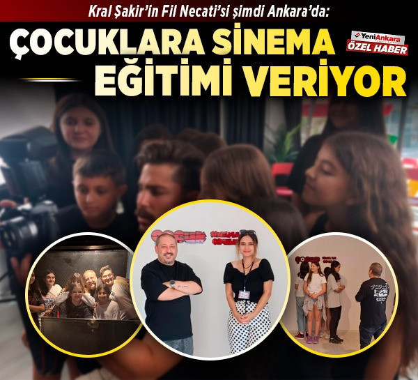 Seslendirme sanatçısı Emre Turanlı Ankara’da çocuklara sinema eğitimi veriyor