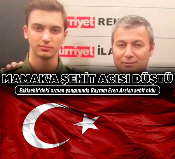 Mamak'a şehit acısı düştü! Eskişehir'deki orman yangınında Bayram Eren Arslan şehit oldu