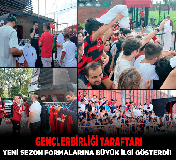 Gençlerbirliği taraftarı yeni sezon formalarına büyük ilgi gösterdi! Taraftar takımla buluştu