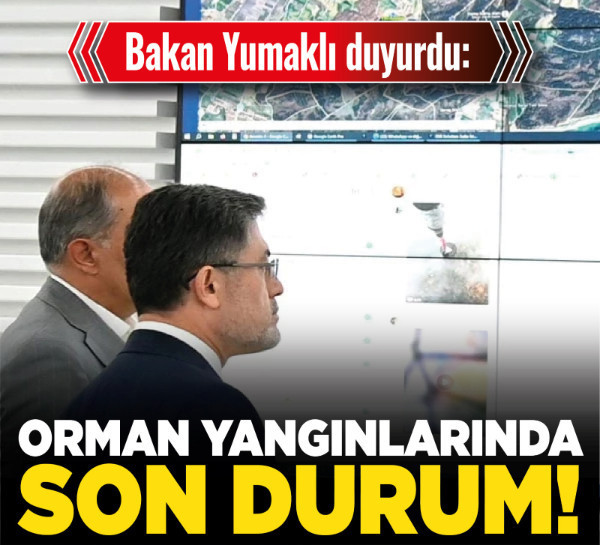 Orman yangınlarında son durum! Bakan Yumaklı duyurdu: Çanakkale, Manisa ve Edirne'deki yangın sürüyor!