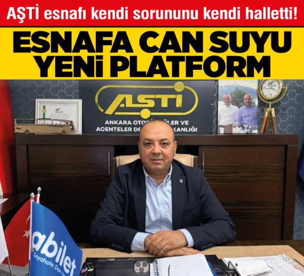 AŞTİ esnafı kendi sorununu kendi halletti! Esnafa can suyu yeni platform!