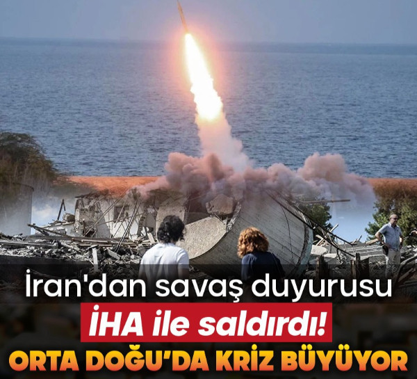 Orta Doğu'da kriz büyüyor! İran'dan savaş duyurusu: İHA ile saldırdı!