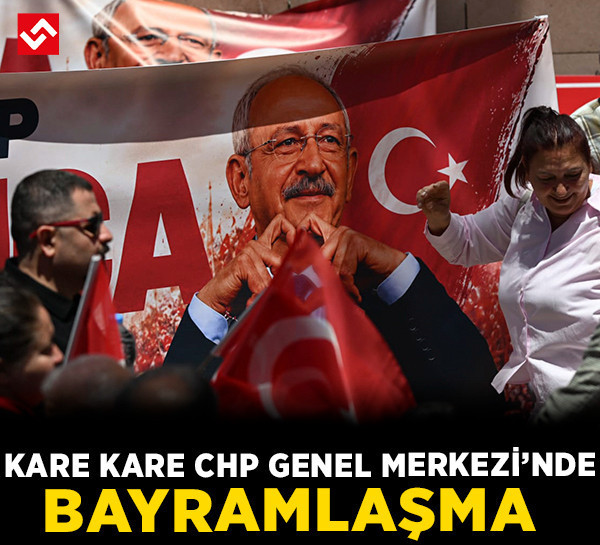 CHP Genel Merkezi'nde tarihi bayramlaşma! Yeni Ankara'dan özel kareler...
