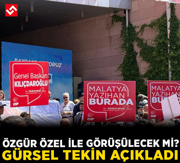 Gürsel Tekin’den Özgür Özel açıklaması!