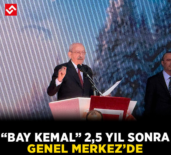 İki buçuk yıl sonra bir ilk: Kemal Kılıçdaroğlu CHP Genel Merkezi'nde!
