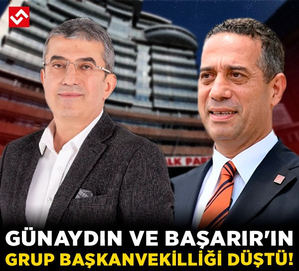 CHP'de yine kriz! Günaydın ve Başarır'ın grup başkanvekilliği düştü!