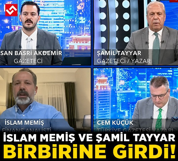 İslam Memiş ve Şamil Tayyar birbirine girdi! Canlı yayında altın kavgası