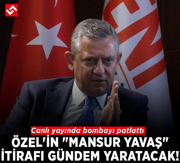 Özgür Özel'in "Mansur Yavaş" itirafı gündem yaratacak! Canlı yayında bombayı patlattı