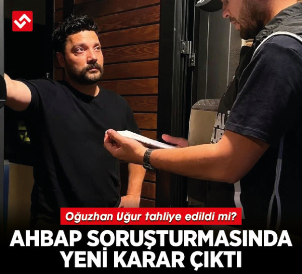 AHBAP soruşturmasında Oğuzhan Uğur için tutukluluğa devam kararı