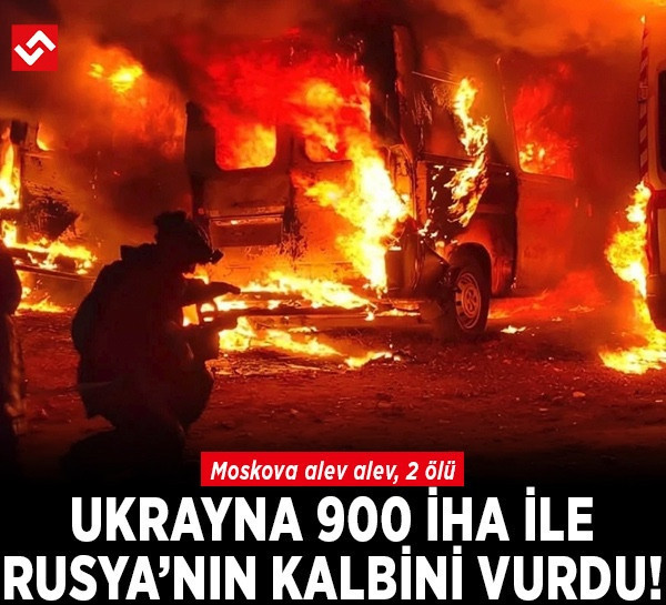 Ukrayna’dan Rusya’ya savaşın en büyük dron saldırılarından biri!