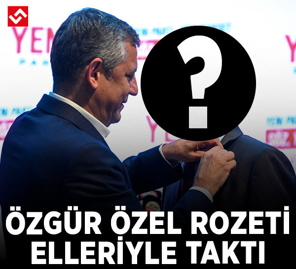 Özgür Özel, Murat Karayalçın'a Ankara'da rozet taktı