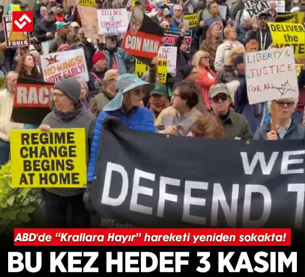 Trump'a karşı ABD genelinde protestolar! Meydanlarda “Krallara Hayır” sloganları