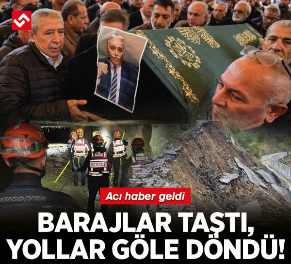 Türkiye sağanak ve fırtınaya teslim: Barajlar taştı, yollar göle döndü!