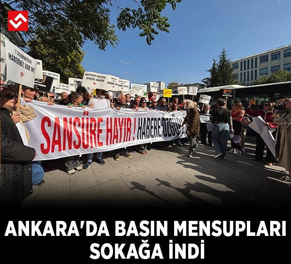 Ankara'da basın mensupları sokağa indi