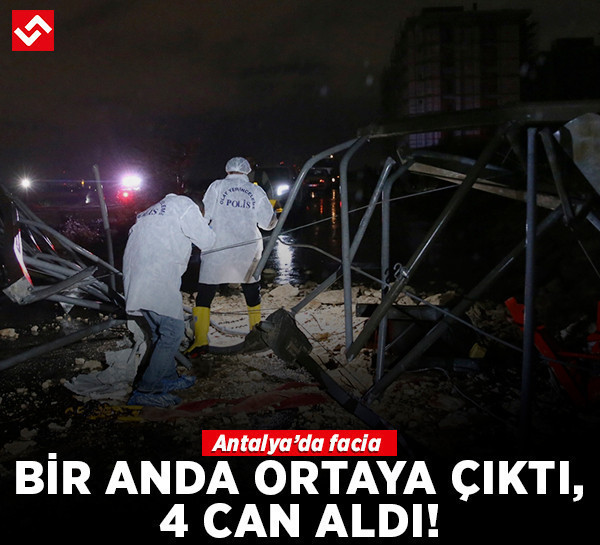 Antalya'da hortum faciası! İki konteyner parçalandı, 4 işçi hayatını kaybetti