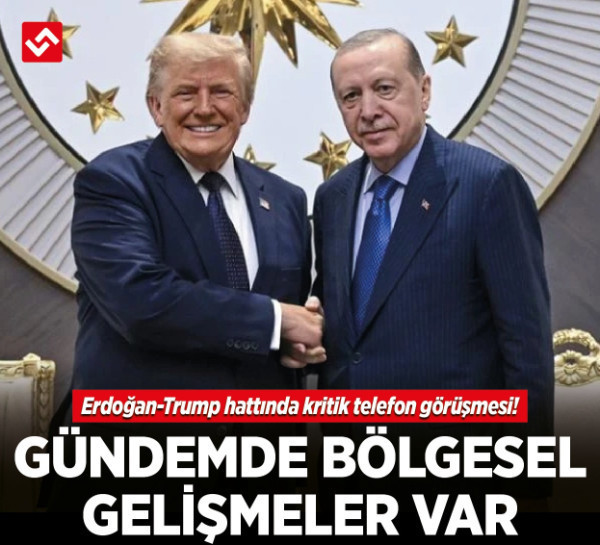 Erdoğan-Trump hattında kritik telefon görüşmesi! Gündemde bölgesel gelişmeler var