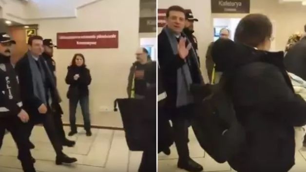 Gözaltındaki Ekrem İmamoğlu'nun ilk görüntüsü - Resim: 2