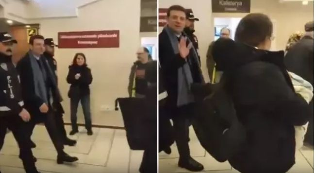 Gözaltındaki Ekrem İmamoğlu'nun ilk görüntüsü - Resim: 3