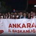 Akit TV önündeki protestoya polis müdahalesi