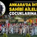 Ankara'da ihtiyaç sahibi ailelerin çocuklarına jest