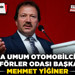 Ankara Umum Otomobilciler ve Şoförler Esnaf Odası Başkanı Mehmet Yiğiner