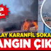 Kızılay Karanfil Sokak'ta yangın çıktı